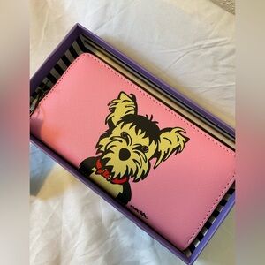 Marc Tetro Yorkie Zippy Wallet